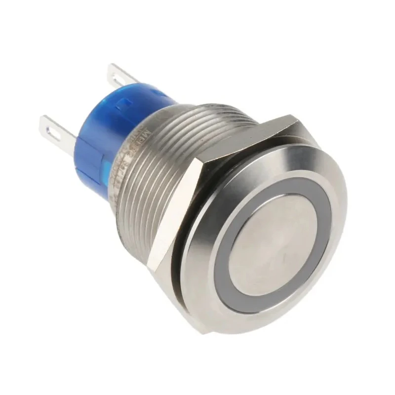 RS PRO Illuminated Push Button Switch, Latching, Panel Mount, 22.2 mm Cutout, SPDT, Yellow LED, IP67, 250 V AC, 3-5 175-9314