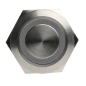 RS PRO Illuminated Push Button Switch, Latching, Panel Mount, 22.2 mm Cutout, SPDT, Yellow LED, IP67, 250 V AC, 3-5 175-9314