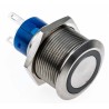RS PRO Illuminated Push Button Switch, Momentary, Panel Mount, 22.2 mm Cutout, SPDT, Yellow LED, IP67, 250 V AC 3 175-9327
