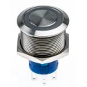 RS PRO Illuminated Push Button Switch, Momentary, Panel Mount, 22.2 mm Cutout, SPDT, Yellow LED, IP67, 250 V AC 3 175-9327