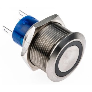RS PRO Illuminated Push Button Switch Momentary Panel Mount SPDT Red LED IP67 250 V 250-9328 175-9328