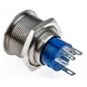 RS PRO Illuminated Push Button Switch Momentary Panel Mount SPDT Red LED IP67 250 V 250-9328 175-9328