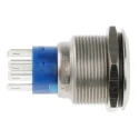 RS PRO Illuminated Momentary Push Button Switch Panel Mount DPDT Red LED IP67 250 V 175-9284