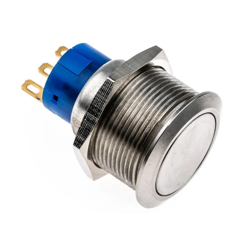 RS PRO Push Button Switch Momentary Panel Mount SPDT IP67 250 V 3, 5A 175-9333