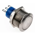 RS PRO Push Button Switch Momentary Panel Mount SPDT IP67 22.2 mm Cutout 250 V 3, 5A 175-9334