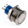 RS PRO Push Button Switch Momentary Panel Mount SPDT IP67 22.2 mm Cutout 250 V 3, 5A 175-9334