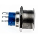 RS PRO Push Button Switch Momentary Panel Mount SPDT IP67 22.2 mm Cutout 250 V 3, 5A 175-9334