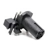 TE Connectivity Circular Connector 5 Contacts Panel Mount PCB M12 Socket Female IP68 125V 4A Right Angle T4145015051-001