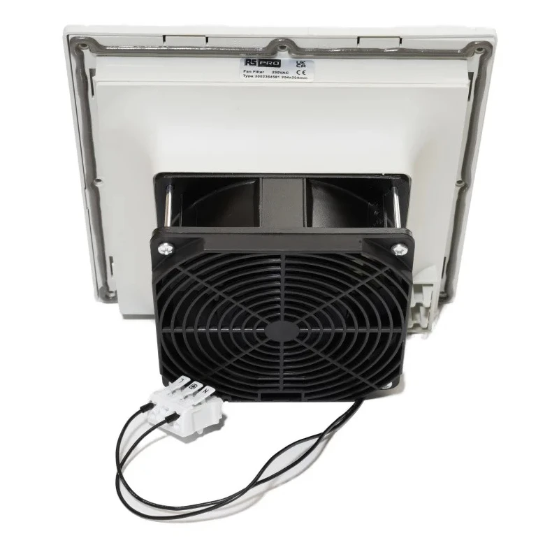 RS PRO Filter Fan, 230V AC, 19W Power, 138 m³/h Filtered Air Flow, 162 m³/h Unimpeded Air Flow, , 177 mm x 177 mm Face IP54