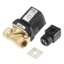 Burkert Solenoid Valve 2 Port NC Brass Body 24V DC 10W 13mm Orifice 10 Bar Operating Pressure 221602