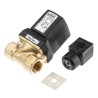 Burkert Solenoid Valve 2 Port NC Brass Body 24V DC 10W 13mm Orifice 10 Bar Operating Pressure 221602