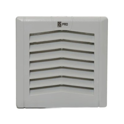 RS PRO Filter Fan 24V DC, 4.8W Power, 84 m³/h Filtered Air Flow, IP54 Rated, 92 mm Square Face IP54
