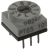 Hartmann Rotary Coded DIP Switch , Slotted Head Rotary Encoder, 150mA @ 24Vdc, Flux Sealed, Gold Plated Contacts PT65102