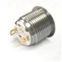 RS PRO Illuminated Momentary Push Button Switch Panel Mount 16 mm Cutout SPST RGB LED IP67 36 V dc 175-9516