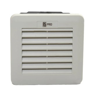 RS PRO Filter Fan 230V AC 13W 39 m³/h Filtered Air Flow 48 m³/h Unimpeded Air Flow IP54 92mm x 92mm IP54