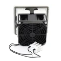 RS PRO Filter Fan 230V AC 13W 39 m³/h Filtered Air Flow 48 m³/h Unimpeded Air Flow IP54 92mm x 92mm IP54