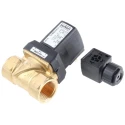 Burkert Solenoid Valve 2 Port Normally Closed DN 10 to 65 mm Brass Body 230V ac 221621