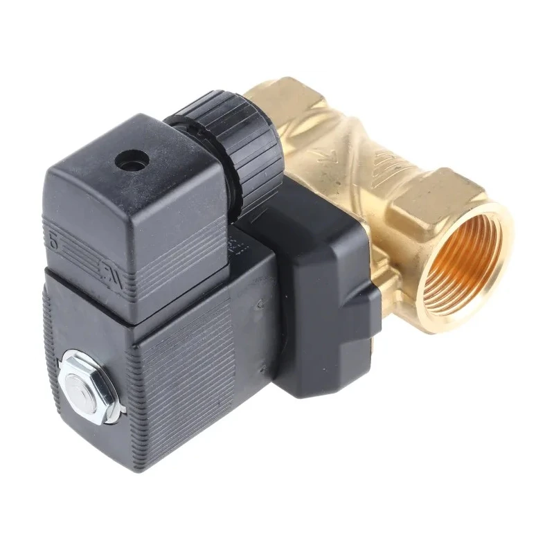 Burkert Solenoid Valve 2 Port Normally Closed DN 10 to 65 mm Brass Body 230V ac 221621