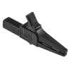 Staubli Black Crocodile Clip 32A Brass Contact Insulated Nylon 20mm Jaw Opening 66.9755-21