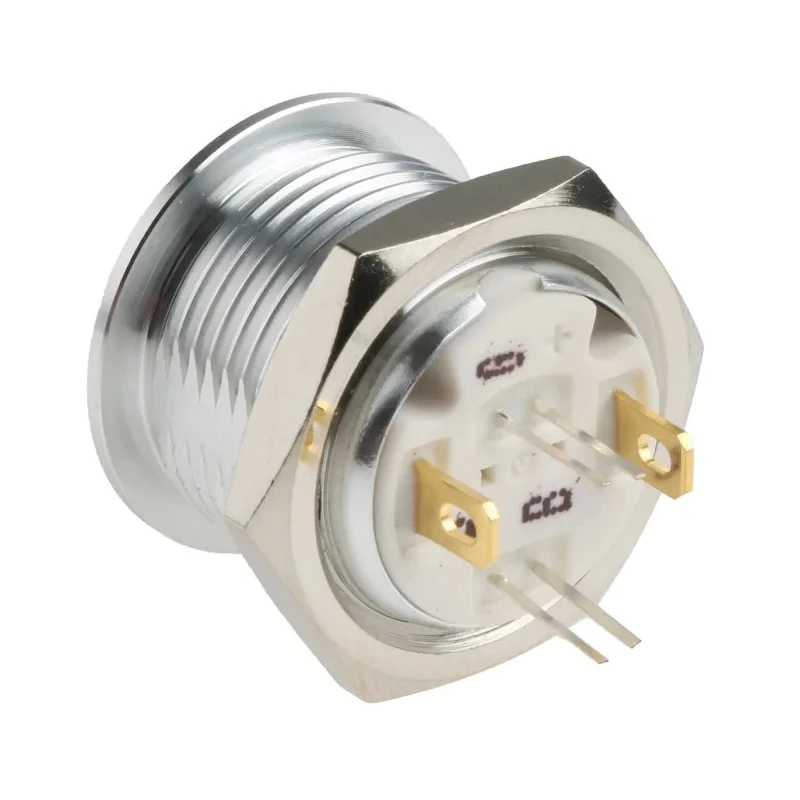 RS PRO Illuminated Momentary Push Button Switch Panel Mount 16 mm Cutout SPST RGB LED IP67 36V dc 175-9497