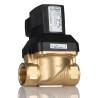Burkert Solenoid Valve 2 Port NC Brass Body 24V DC 10 bar Operating Pressure 20mm Orifice 221630