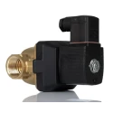 Burkert Solenoid Valve 2 Port NC Brass Body 24V DC 10 bar Operating Pressure 20mm Orifice 221630