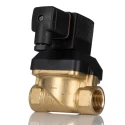 Burkert Solenoid Valve 2 Port NC Brass Body 24V DC 10 bar Operating Pressure 20mm Orifice 221630