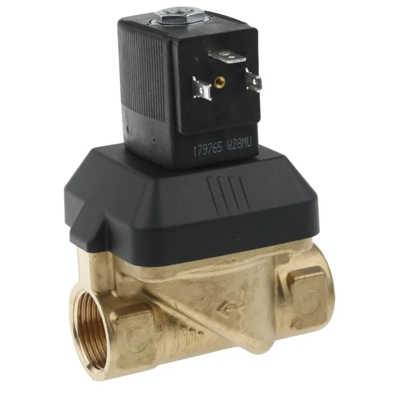Burkert Solenoid Valve, 2 Port, NC, DN 10 to 65 mm, Brass Body, 230V AC, 10 bar, IP65 221633