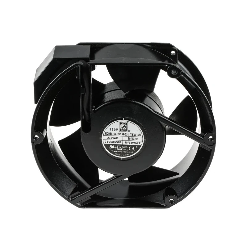 RS PRO AC Axial Fan 230V AC 38W 497.8 m³/h Airflow 3400 RPM Ball Bearing IP55 150x172x55 mm IP55