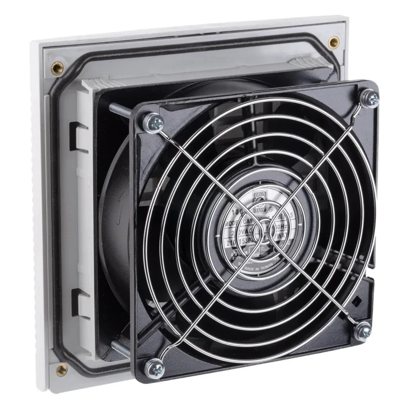 RS PRO Filter Fan 230V AC 15W AC Shaded Pole Motor Dual Ball Bearing 180.1 m³/h OA109LFHGH Series 175-9804