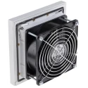 RS PRO 230V AC Filter Fan 15W, 113.8 m³/h Filtered Air Flow, 180.1 m³/h Unimpeded, IP55 IP54, 156 mm x 156 mm, Ball 175-9803