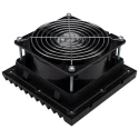 RS PRO AC 230V 15W Filter Fan 180.1 m³/h Air Flow, 113.8 m³/h Filtered, IP54 IP55, Ball Bearing, 148.5 x 148.5 x 175-9805