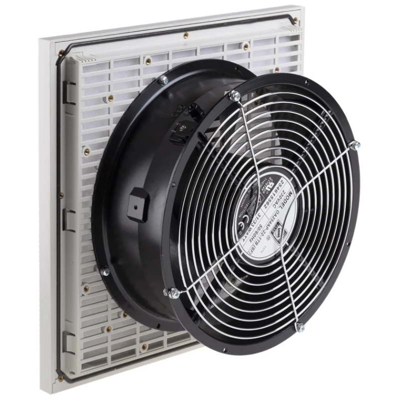 RS PRO Filter Fan 230V AC, 33W, 557.3 m³/h Filtered Air Flow, 929.4 m³/h Unimpeded Air Flow, , 317 mm x 317 mm x 109.5 IP54