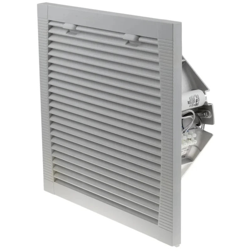 RS PRO Filter Fan, Rectangular, 230V AC, 80W, 611.6 m³/h Filtered Air Flow, 1019.4 m³/h Unimpeded Air Flow 175-9831