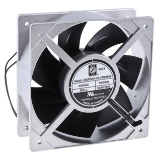 RS PRO AC Axial Fan, 230V AC, 80 W, 1002.4 m³/h Airflow, IP56, 205x205x72 mm, Ball Bearing, Model IP56