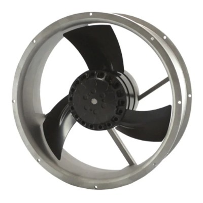 RS PRO Axial Fan 230V AC 1580.1 m³/h Airflow 105 W Power IP56 254 mm Frame Size IP56