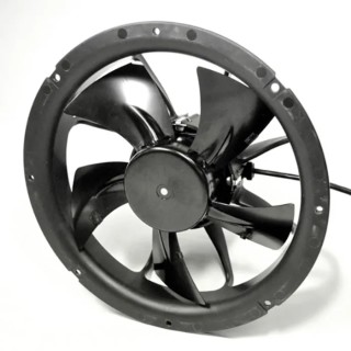 RS PRO Axial Fan, 230V AC, 781.5 m³/h Air Flow, 26 W Power, 0.24 A Max Current, IP55 Protection, 250 mm Frame Size IP55