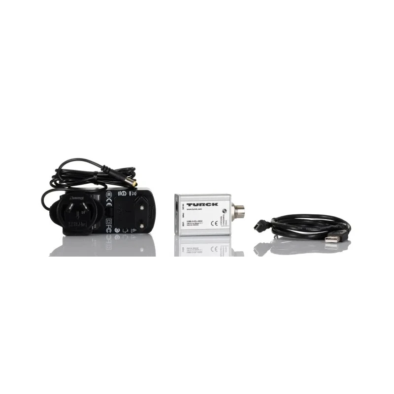 Turck PLC I/O Module IO-Link Module USB-2-IOL-0002, Compact, LED Indicator, M12 Connection Port