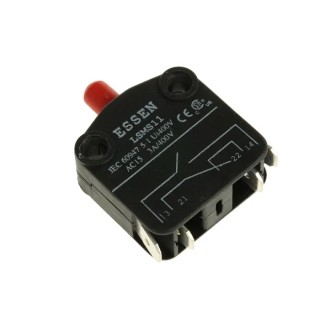 RS PRO Plunger Micro Switch, Quick Connect Terminal, 6A, 400 V AC, SPDT, IP40 804-6231