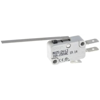 RS Pro Long Straight Lever Micro Switch Quick Connect Terminal 16A 250V ac SPCO 804-6256