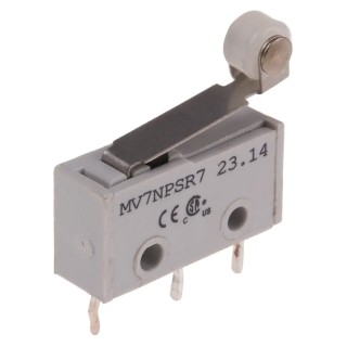 RS PRO Roller Lever Subminiature Micro Switch Solder Terminal 2A 250 V AC SPST 804-6271