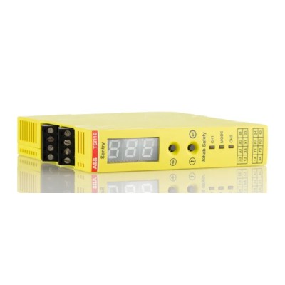 ABB Jokab 24V DC Safety Relay with 4 Safety Contacts, 3 NO/1 NC, Multi-Reset, DIN Rail Mount TSR10