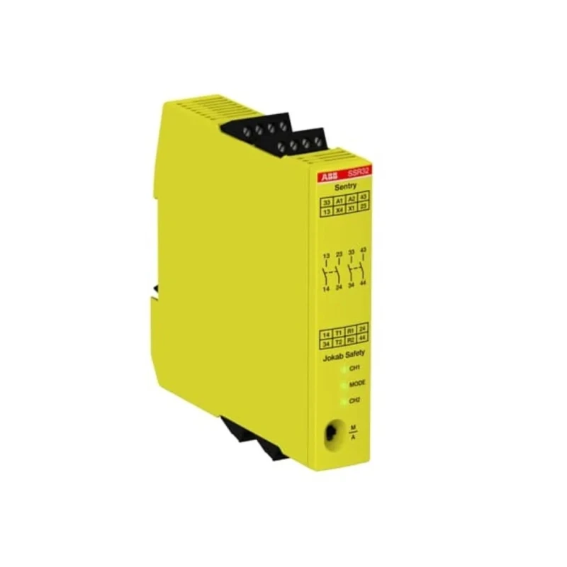 ABB Jokab 24V DC Safety Relay 4 Safety Contacts Multi-Reset SSR32 2TLA010052R0400