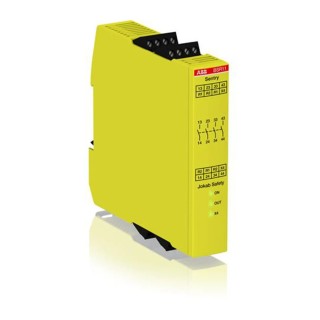 ABB Jokab 24V DC Safety Relay, 4 Safety Contacts, Multi-Reset, DIN Rail Mount BSR11