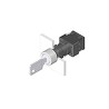 EAO IP65 Keylock Switch 5A 2-Way Latching Round Bezel 250V AC Silver Contacts 61-2201.0/DD