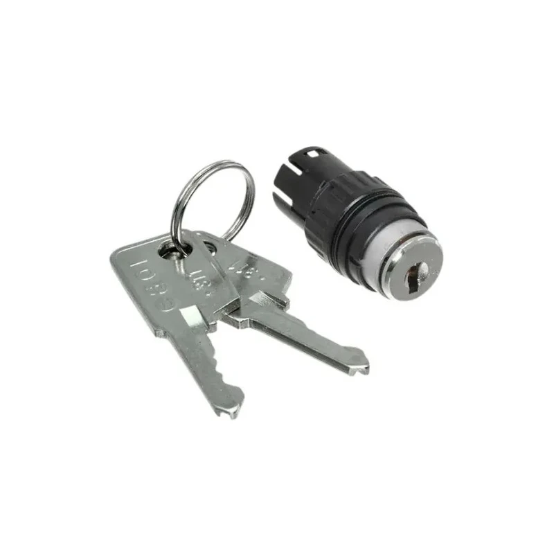 EAO IP65 Rated 2A 2-Way Momentary Key Switch, Round Bezel, Solder Terminals, 