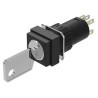 EAO IP65 Keylock Switch, 1 NO/1 NC Contact, 5A, 24V DC/250V AC, 2 Positions, Latching Operation IP65 IP65