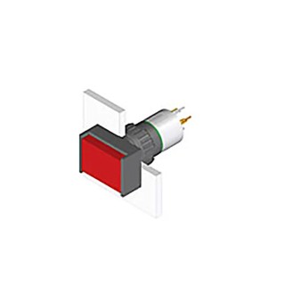 EAO Illuminated Push Button for Use with Series 51 Switch 51-461.036