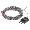 RS PRO Exposed Junction Type J Thermocouple 5 m Length, -75 °C to 250 °C Maximum Temperature 804-7883