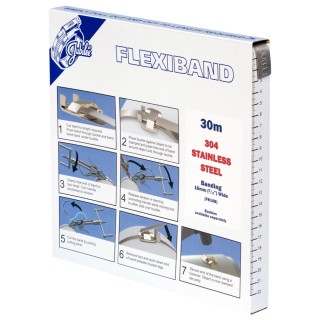 Jubilee Stainless Steel Sign Buckle with Flexiband High Strength Fastening System FB16B